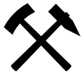 Bergbau-Symbol